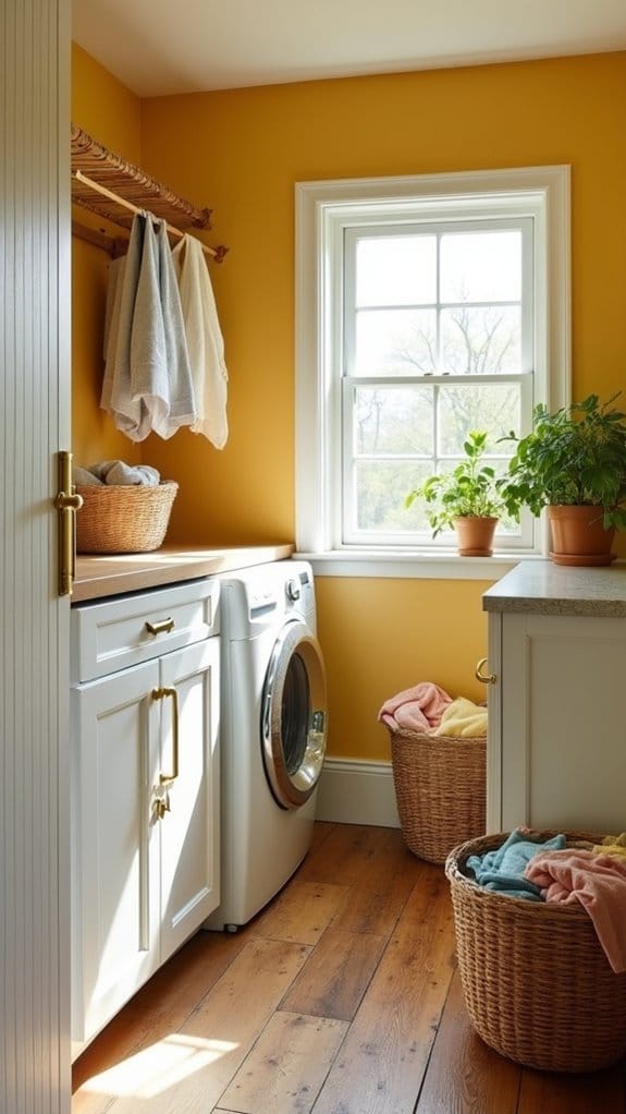 lively energy in laundry