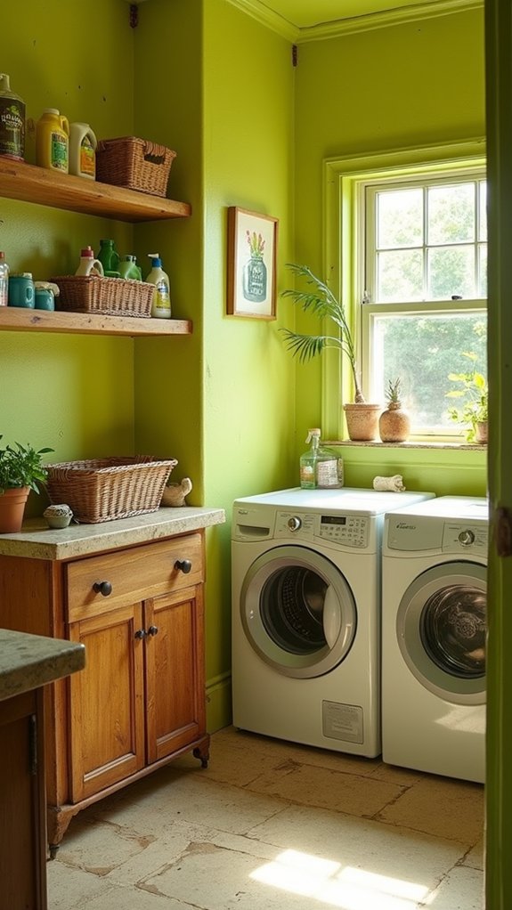 lively uplifting laundry atmosphere