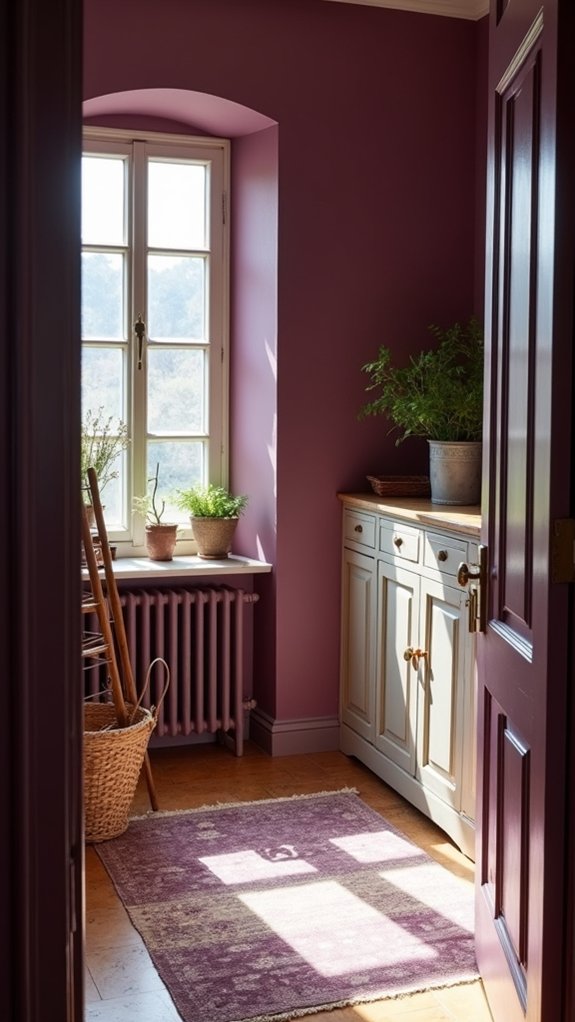 luxurious rich plum laundry