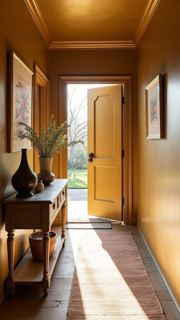 metallic accents for glamour