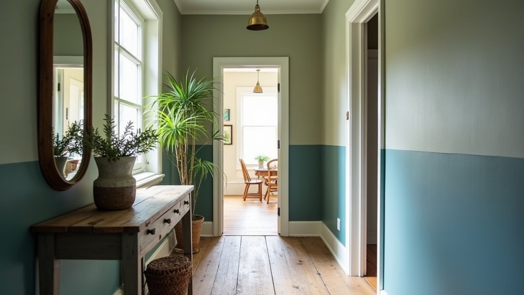 narrow hallway paint inspirations