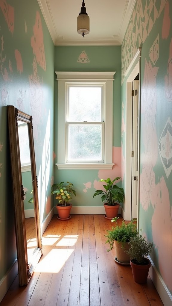 personalized stenciled wall decor