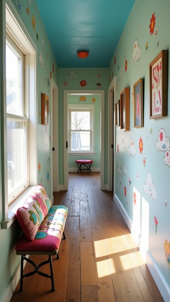 playful hallway design ideas