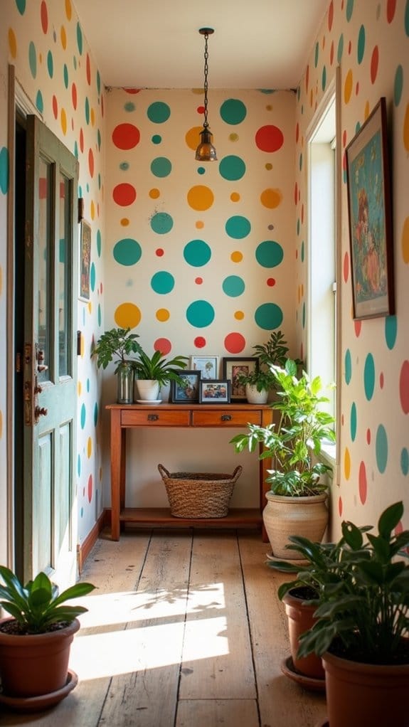 playful vibrant polka dots