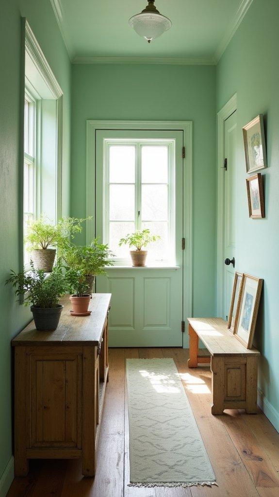 rejuvenating mint green ambiance