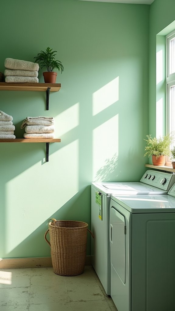 revitalizing airy laundry space