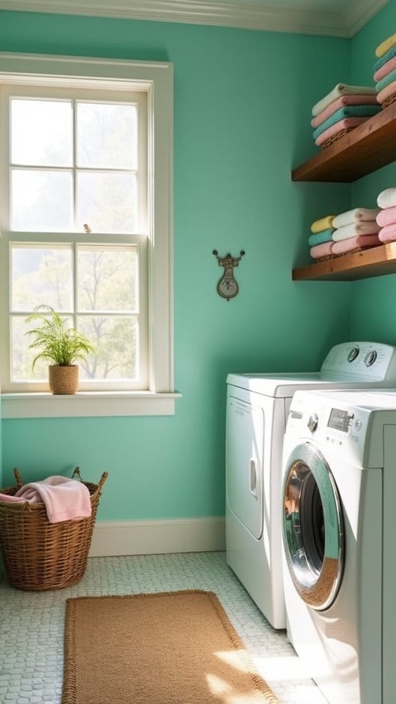 revitalizing cheerful laundry space
