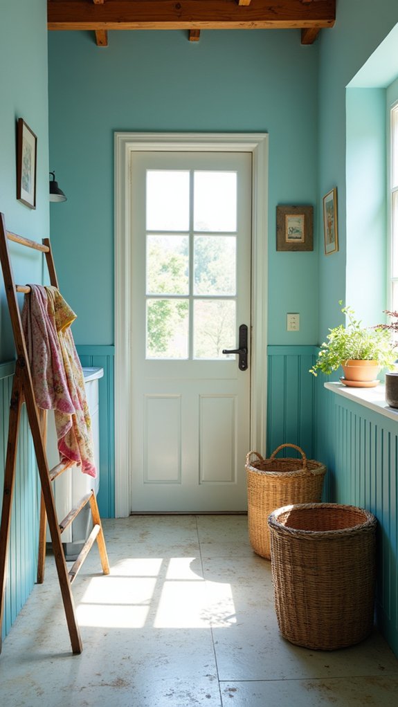 revitalizing laundry room color