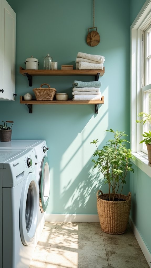 revitalizing laundry room color
