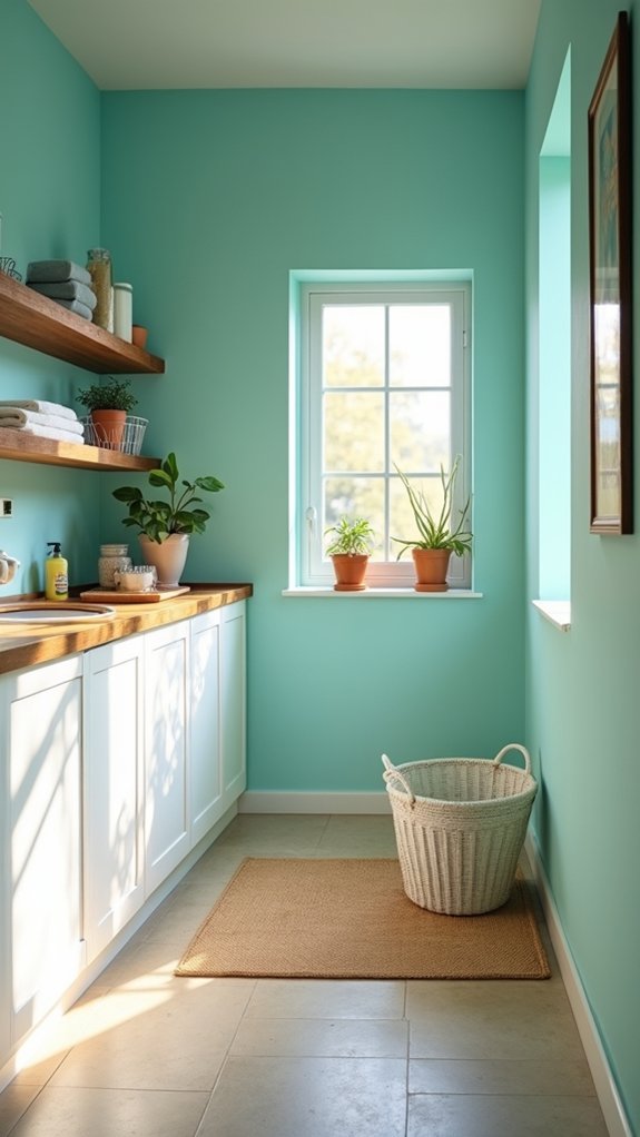 revitalizing laundry room vibe