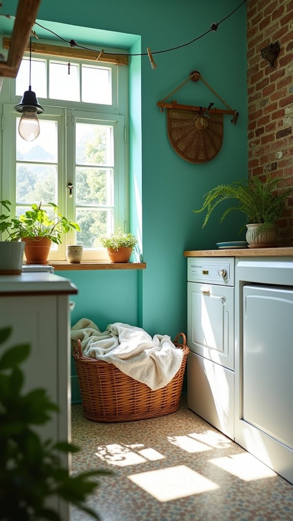 revitalizing laundry room vibe