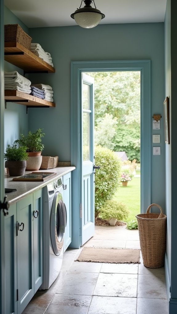 revitalizing laundry room vibe