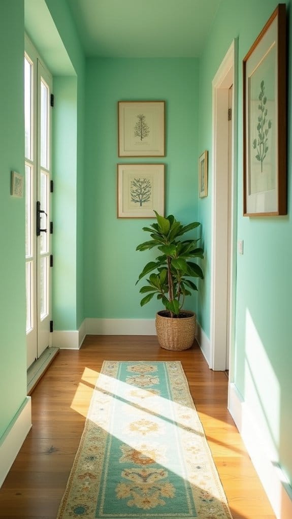 revitalizing retreat with mint