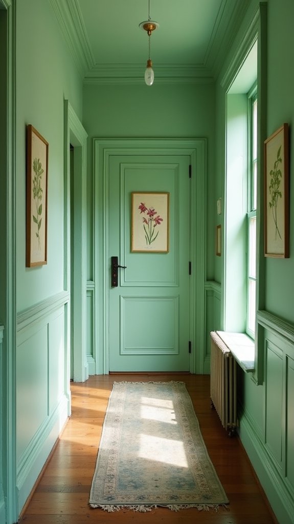 revitalizing serene hallway ambiance