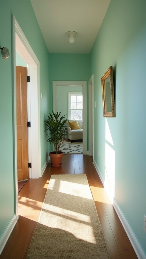 revitalizing serene hallway atmosphere