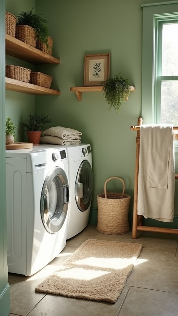 revitalizing soft green ambiance