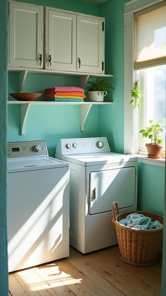 revitalizing vibrant laundry room