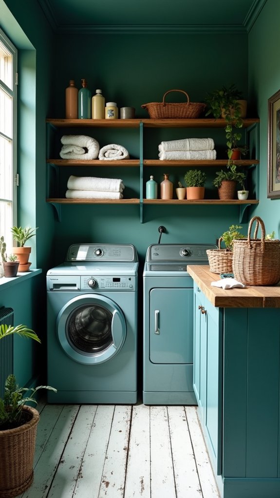 rich inviting laundry retreat