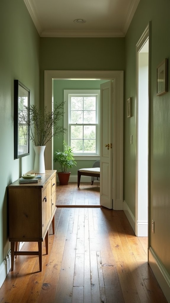 sage green creates tranquility