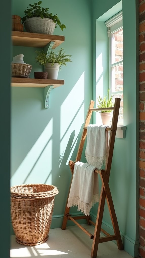 serene aqua laundry retreat