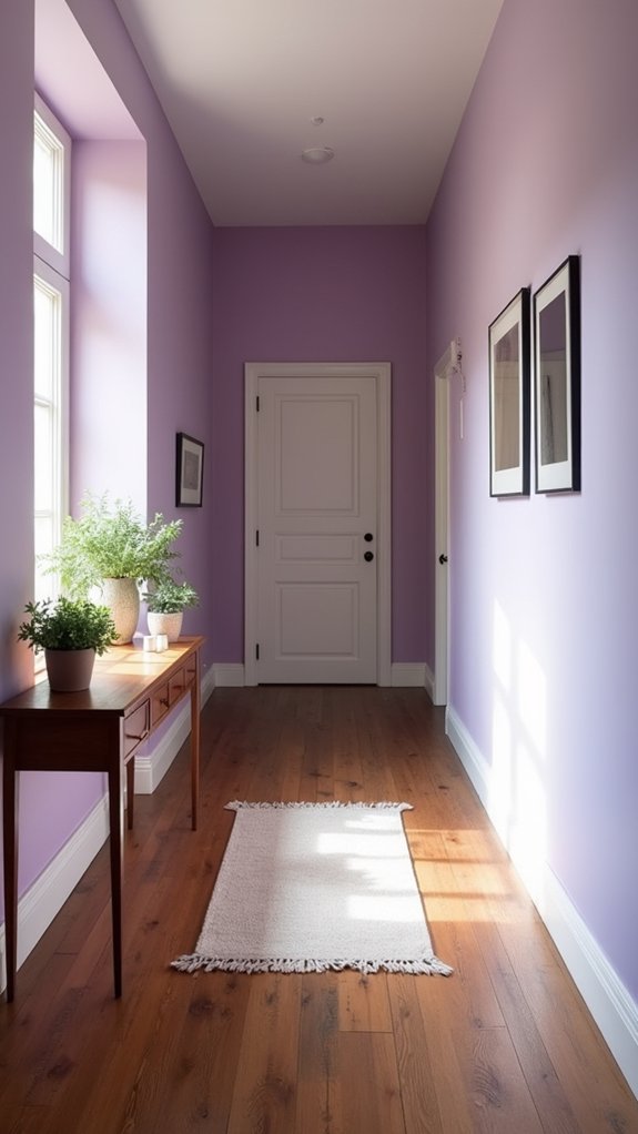 serene charming hallway paint
