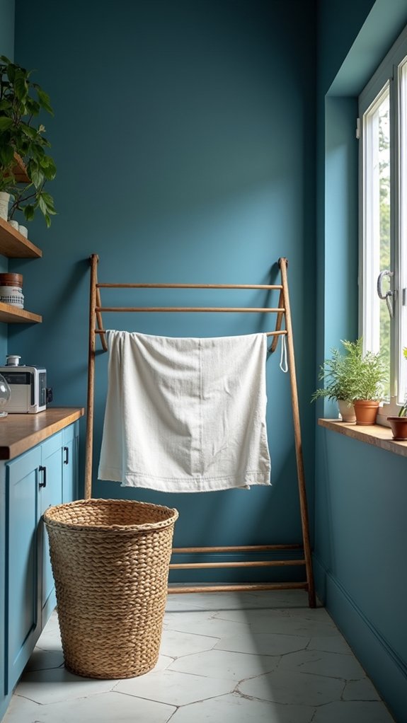 serene cozy laundry experience