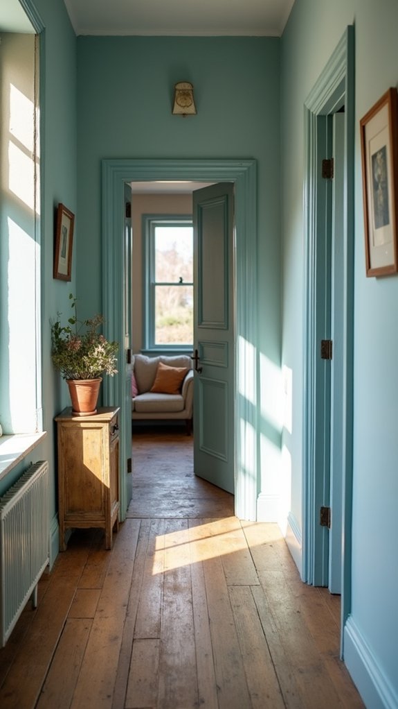 serene dusty blue elegance