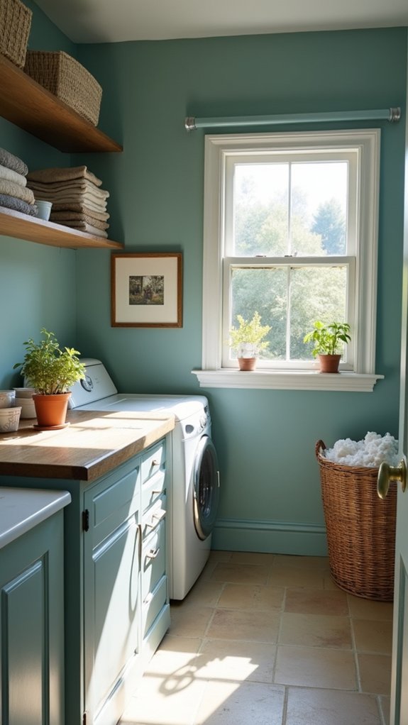 serene elegant laundry haven