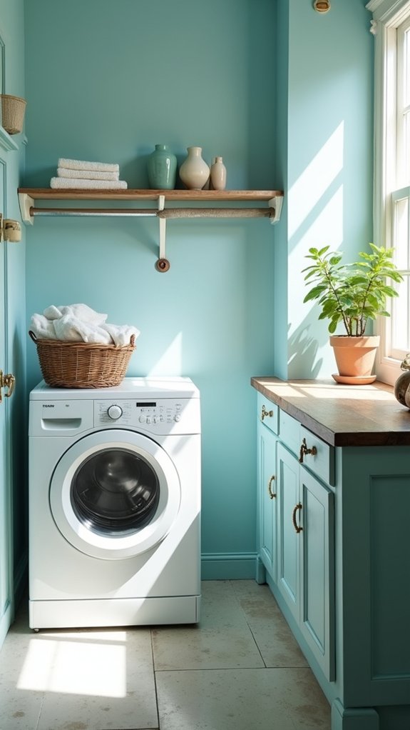 serene laundry retreat atmosphere