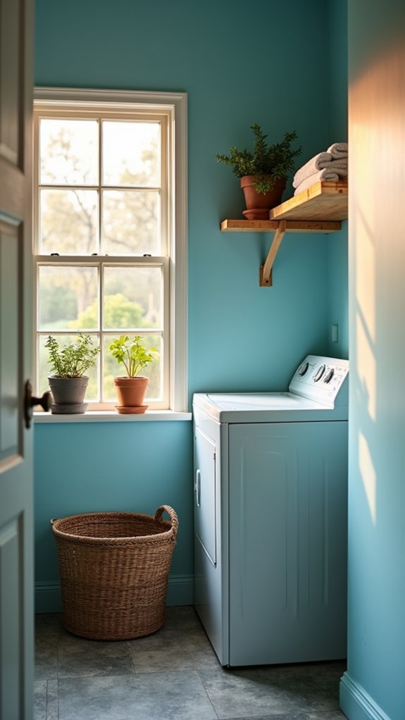 serene laundry room oasis