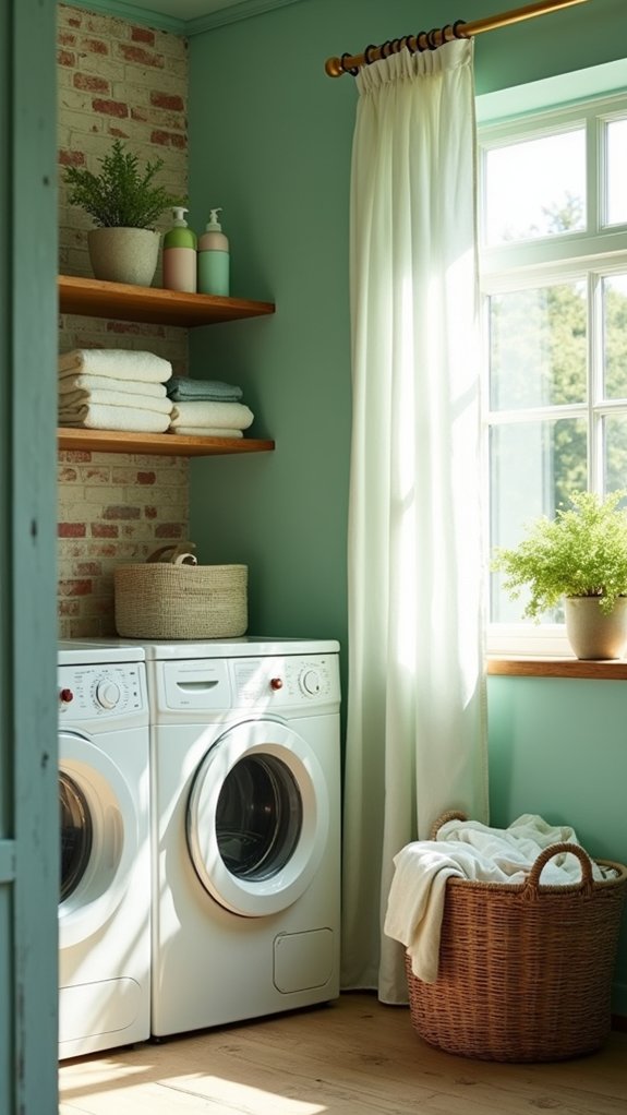 serene laundry room retreat