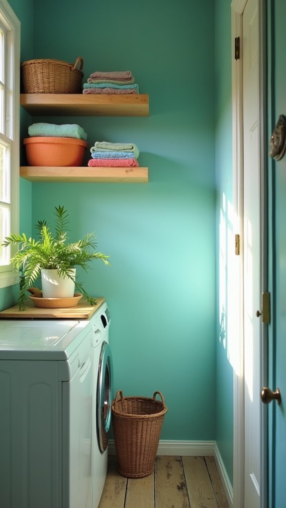 serene laundry room retreat