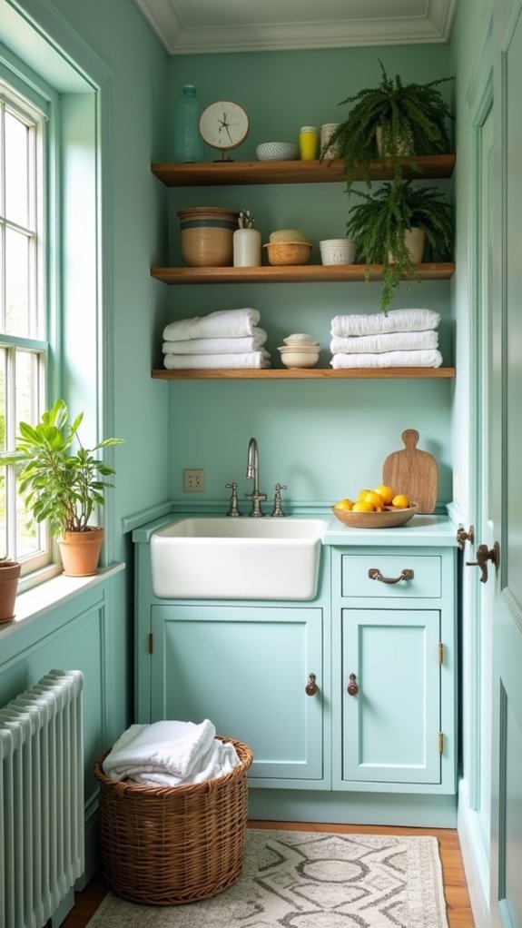 serene laundry room retreat
