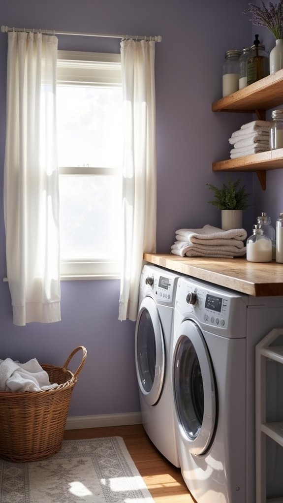serene laundry room tranquility