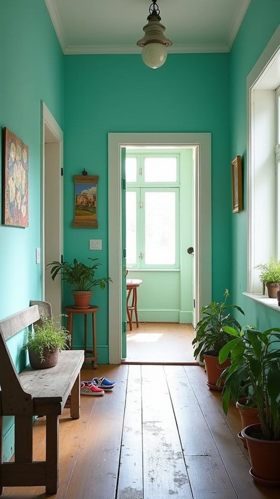 serene oasis hallway transformation