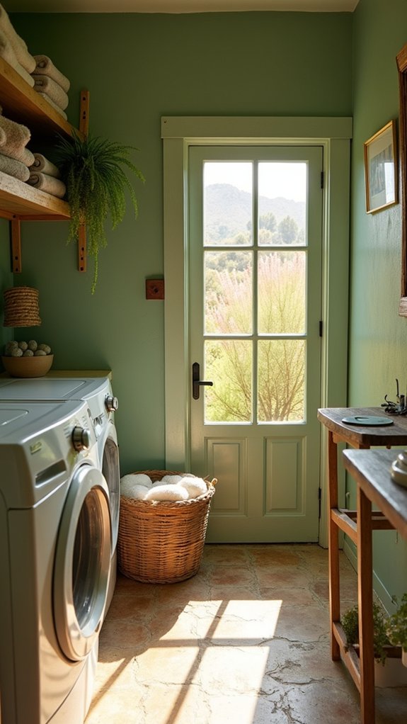 serene sagebrush laundry elegance