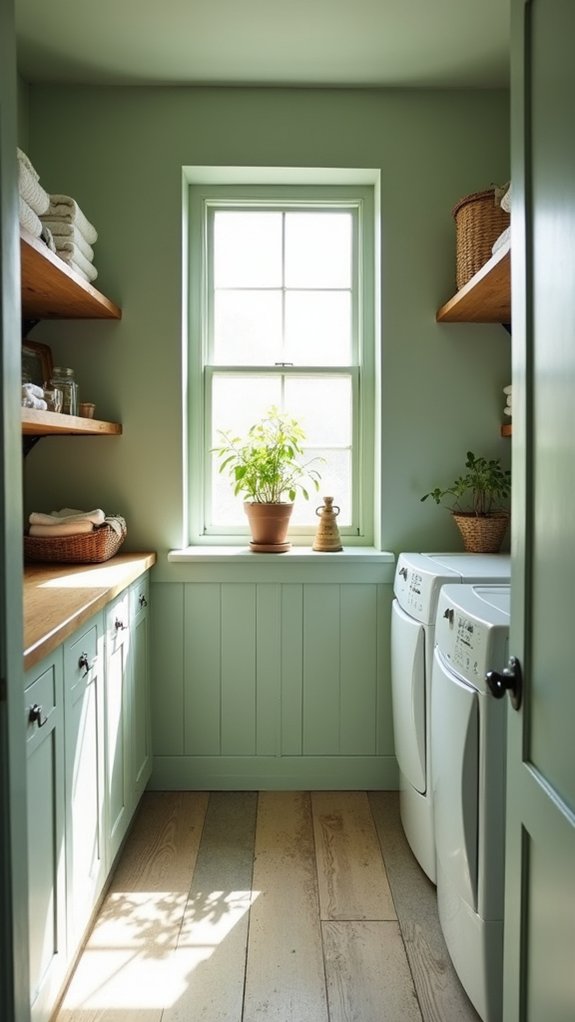 serene versatile laundry room