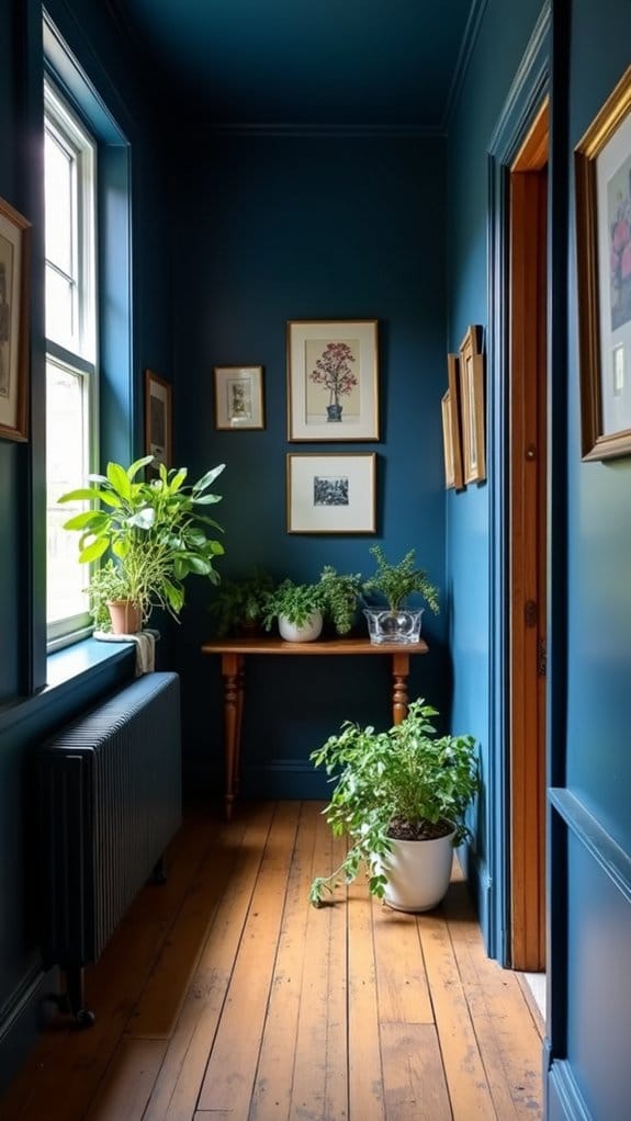 sophisticated navy blue elegance