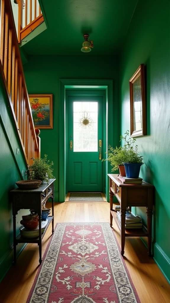 sophisticated tranquility in hallways