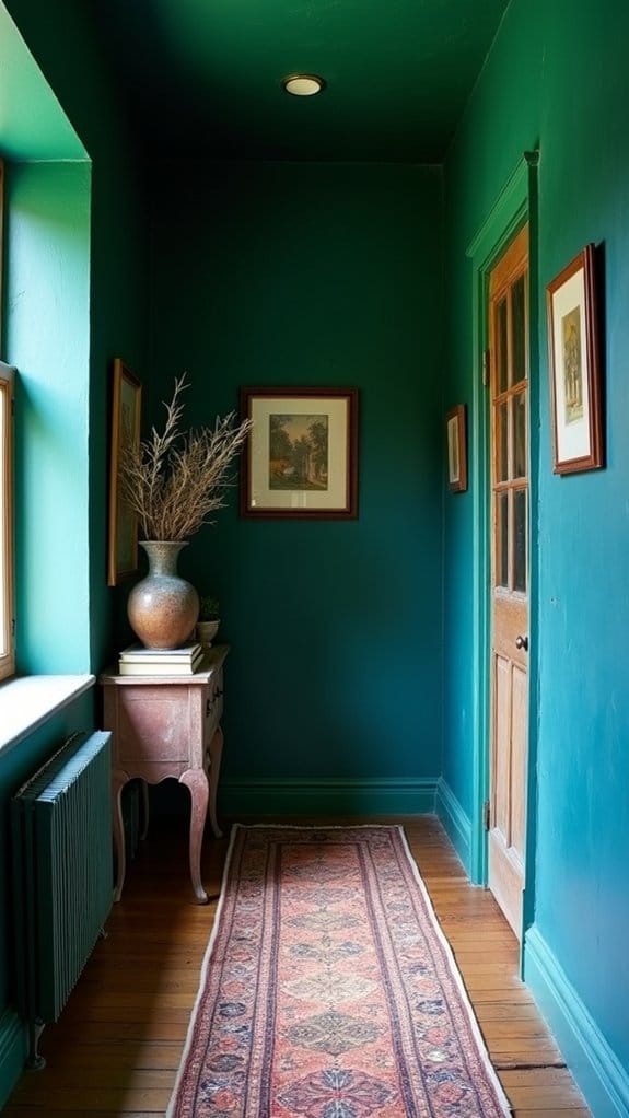 striking deep jewel tones