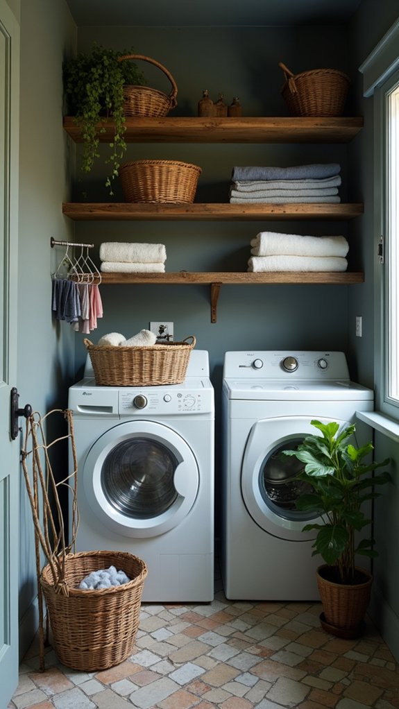 stylish retreat laundry room