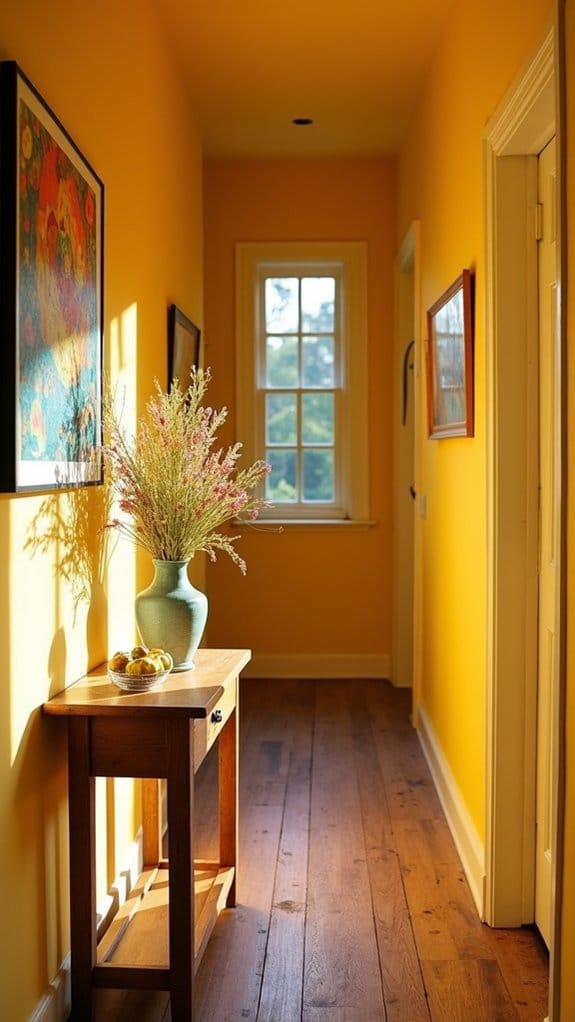 sun kissed golden yellow glow