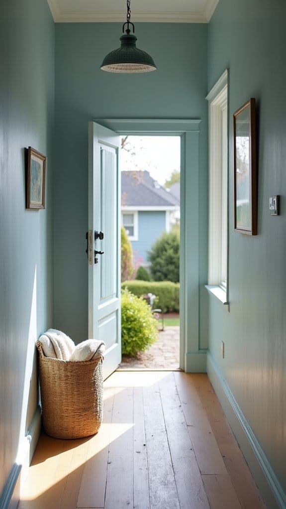 tranquil atmosphere with blues