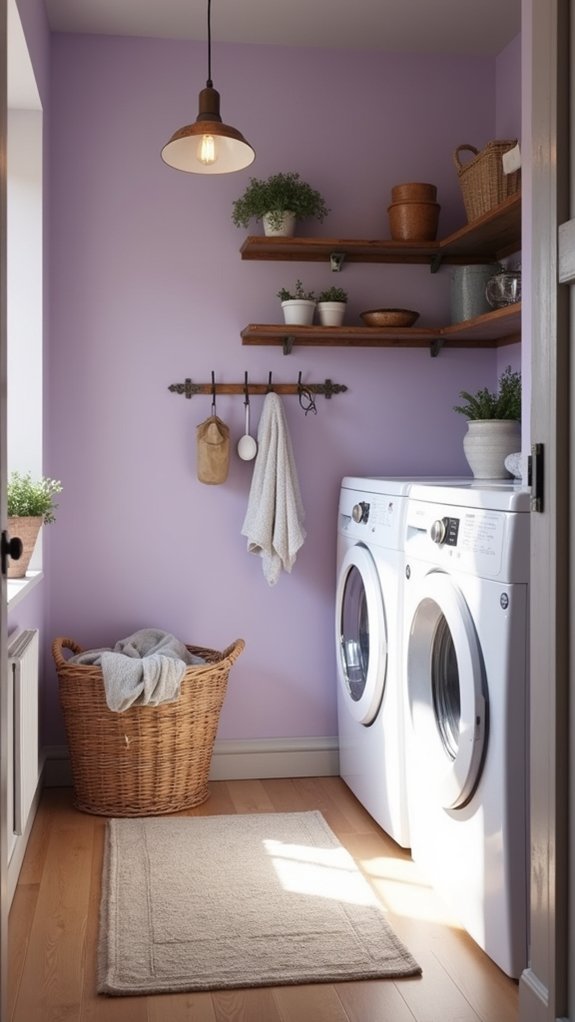 tranquil laundry room retreat