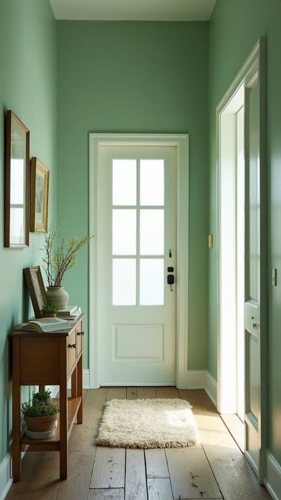 tranquil seafoam green retreat