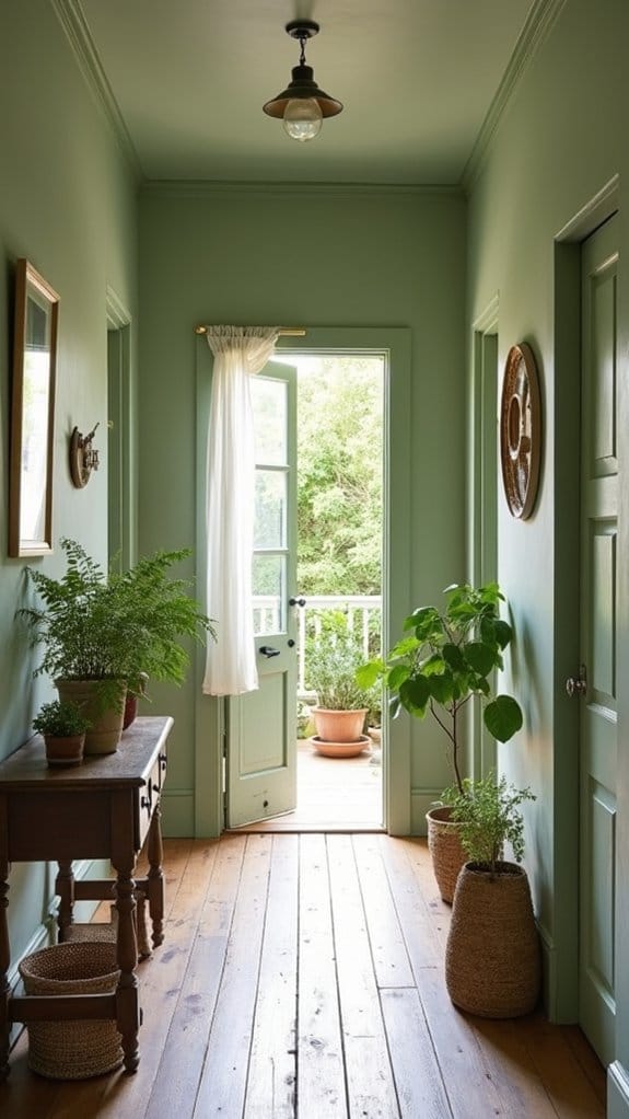 tranquil soft sage green