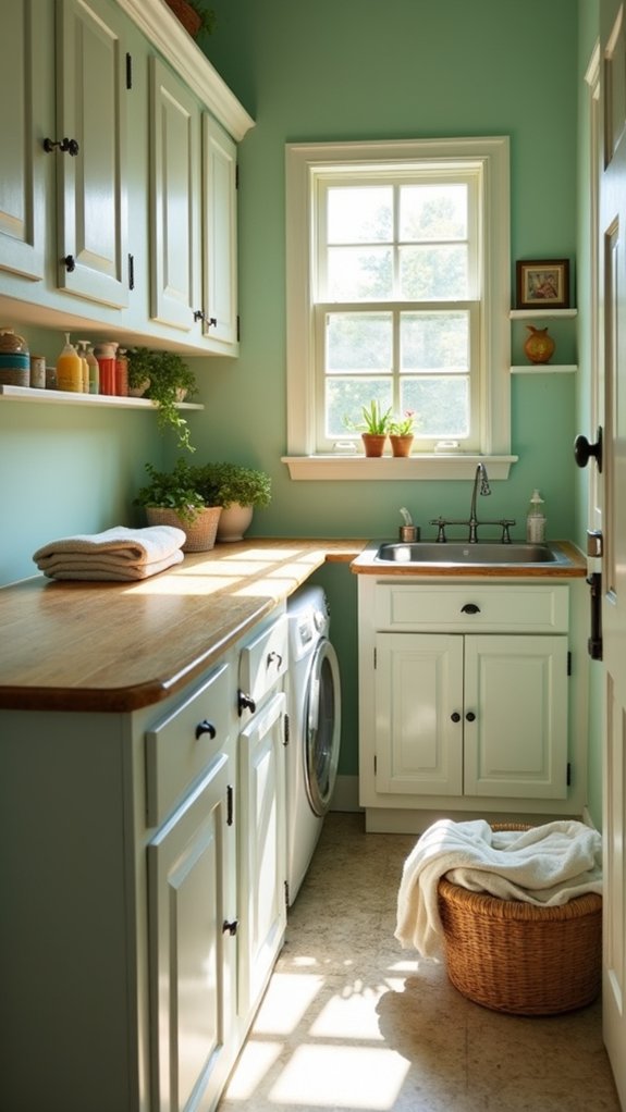 tranquil soft sage green