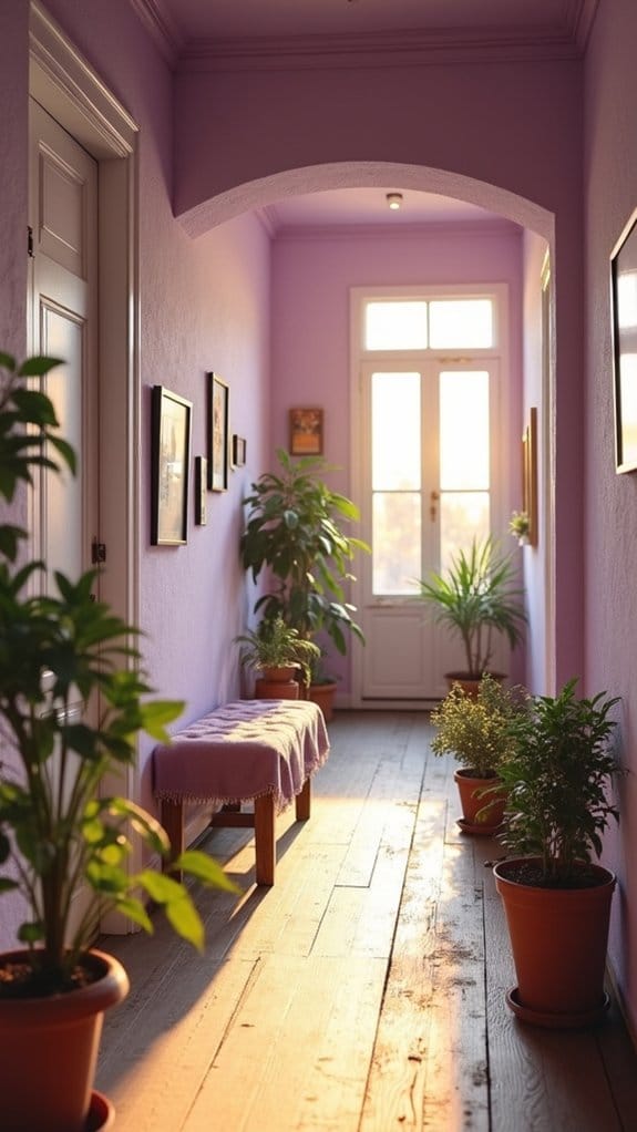 tranquil soothing lavender ambiance