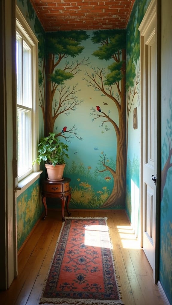 transform hallways with murals