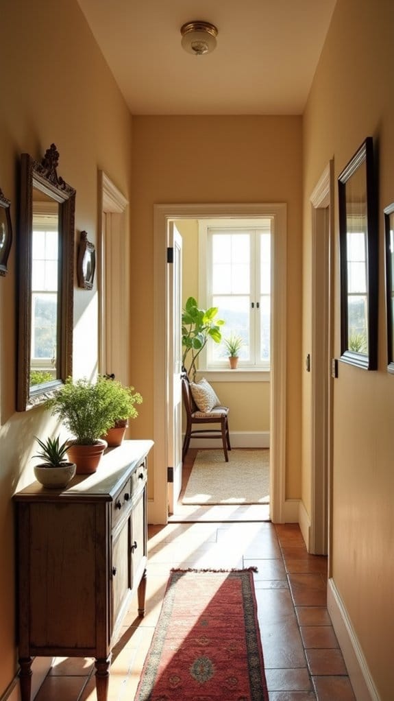 versatile neutral hallway decor